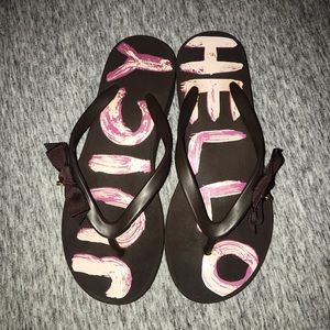Hello Juicy Couture Wedge Sandal